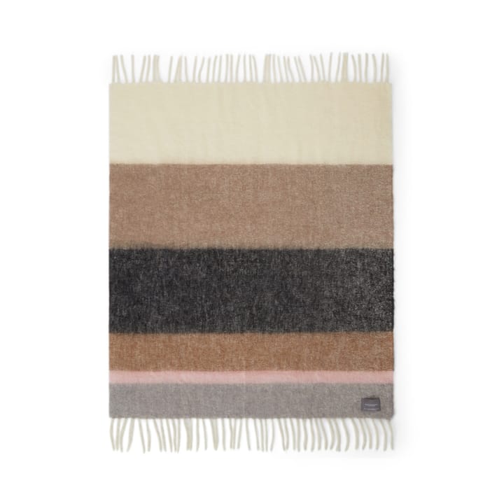 Pled Mohair - Stripe Brown, Black & Rose - Stackelbergs