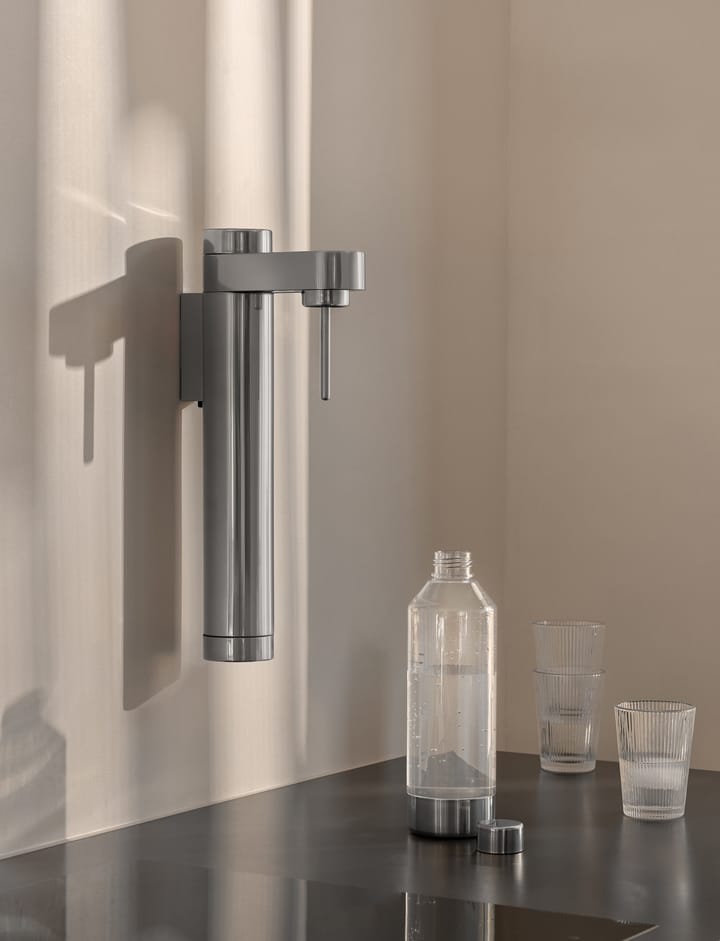 Naścienny saturator Brus, Steel Stelton