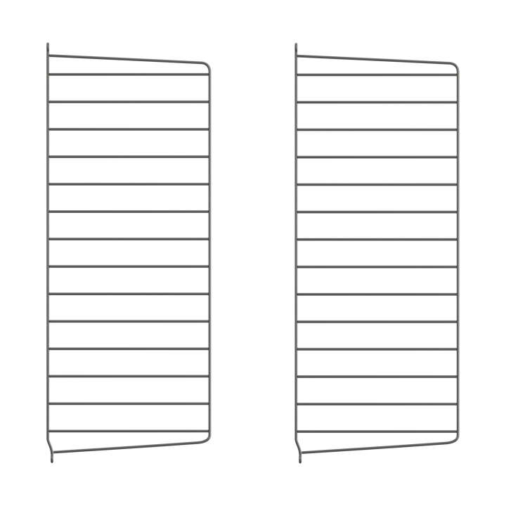 String ściana boczna - Ciemnoszary, 75x30 cm, 2-pack - String