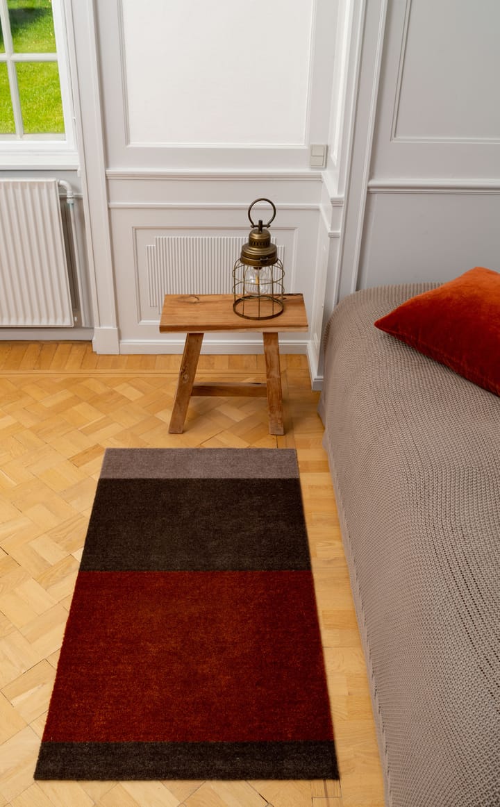 Chodnik Stripes by tica, pasy poziome - Brown-terrakotta 67x120 cm - tica copenhagen