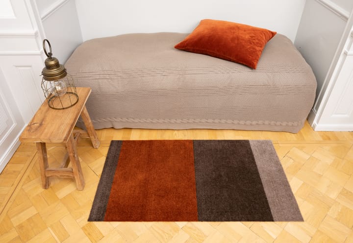 Chodnik Stripes by tica, pasy poziome - Brown-terrakotta 67x120 cm - tica copenhagen