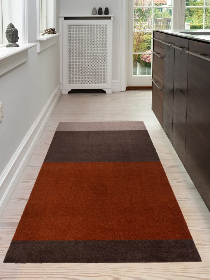 Chodnik Stripes by tica, pasy poziome - Brown-terrakotta 90x200 cm - tica copenhagen