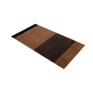 Chodnik Stripes by tica, pasy poziome - Cognac-dark brown-black, 67x120 cm - tica copenhagen