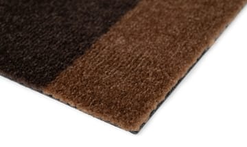 Chodnik Stripes by tica, pasy poziome - Cognac-dark brown-black, 67x120 cm - tica copenhagen