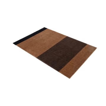 Chodnik Stripes by tica, pasy poziome - Cognac-dark brown-black, 90x130 cm - tica copenhagen