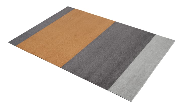 Chodnik Stripes by tica, pasy poziome - grey-grey-dijon, 90x130 cm - tica copenhagen