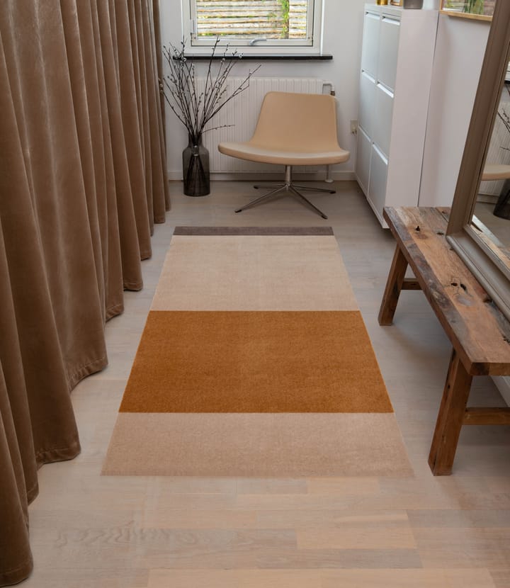 Chodnik Stripes by tica, pasy poziome, Ivory-dijon-brown, 90x200 cm tica copenhagen