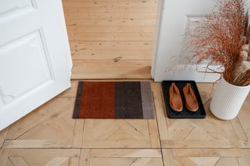 Wycieraczka Stripes by tica, pasy poziome - Brown-terrakotta, 40x60 cm - tica copenhagen