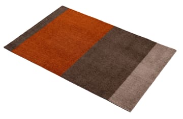 Wycieraczka Stripes by tica, pasy poziome - Brown-terrakotta, 60x90 cm - tica copenhagen