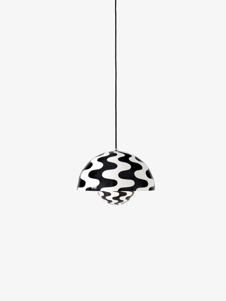 Flowerpot lampa wisząca VP7, Black-white pattern &Tradition