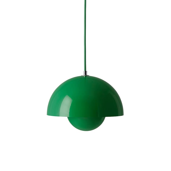 Flowerpot VP1 wisząca lampa - Signal green (zielona) - &Tradition