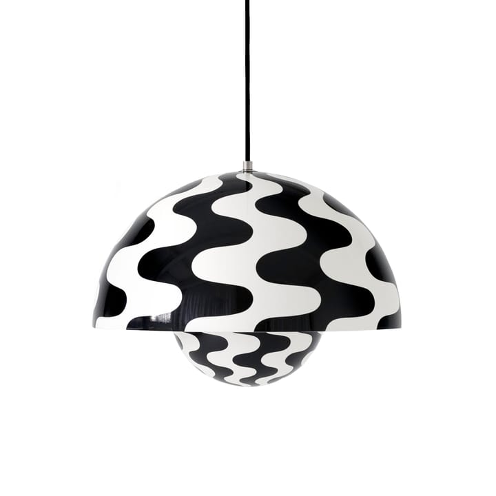 Flowerpot VP7 lampa wisząca - Black-white pattern - &Tradition