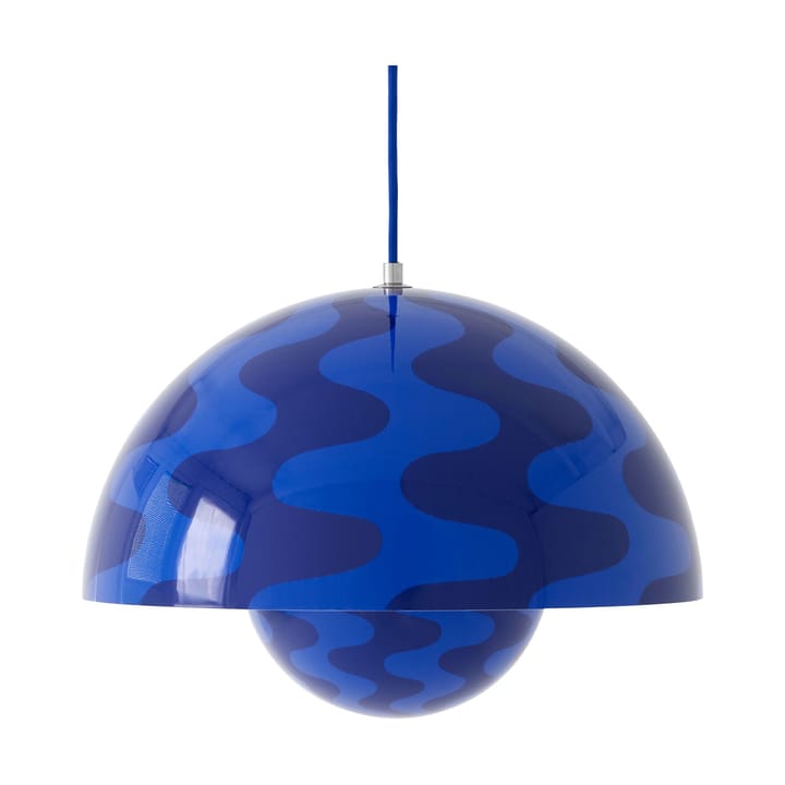 Flowerpot VP7 wisząca lampa - Cobalt blue-Twilight blue - &Tradition