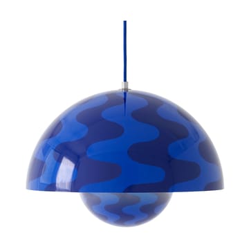 Flowerpot VP7 wisząca lampa - Cobalt blue-Twilight blue - &Tradition