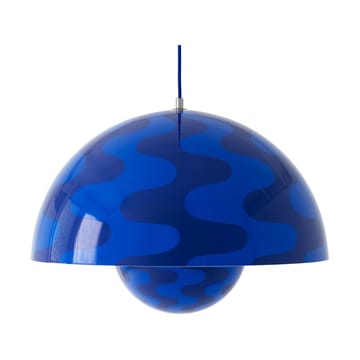 Flowerpot wisząca lampa duża VP2 - Cobalt blue-Twilight blue - &Tradition