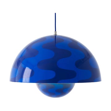 Flowerpot wisząca lampa duża VP2 - Cobalt blue-Twilight blue - &Tradition