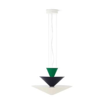 Gio LN14 wisząca lampa Ø60 cm - Signal green-deep blue-ecru - &Tradition