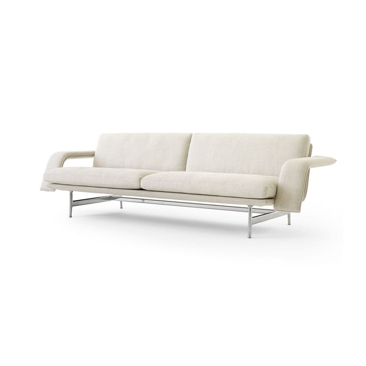 Meantime AV31 sofa 3-osobowa - Pol. aluminium-Ecriture 0210 - &Tradition