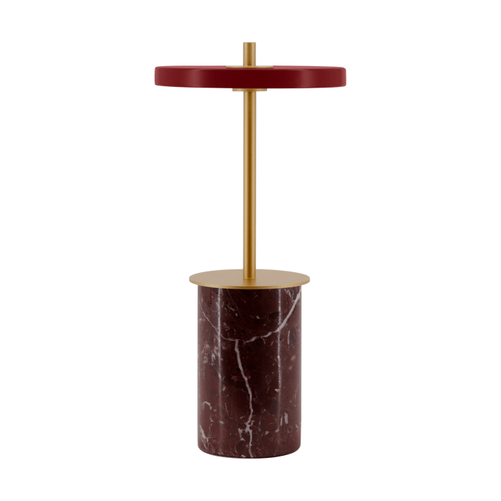 Lampa stołowa Asteria Move Mini Ø12x25,5 cm - Red marble - Umage