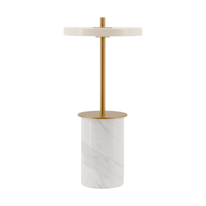 Lampa stołowa Asteria Move Mini Ø12x25,5 cm - White marble - Umage