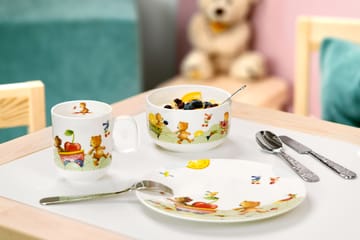 Dziecięca zastawa stołowa i sztućce Hungry as a Bear - 7 części - Villeroy & Boch