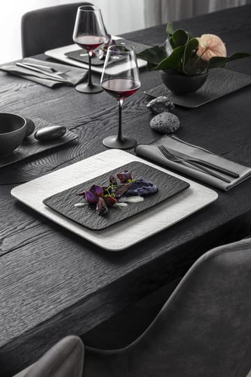 Talerz Manufacture Rock 17x28 cm - Czarny - Villeroy & Boch