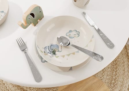 Zestaw sztućców dziecięcych „Walk Like an Elephant” 4 szt. , Stal nierdzewna Villeroy & Boch