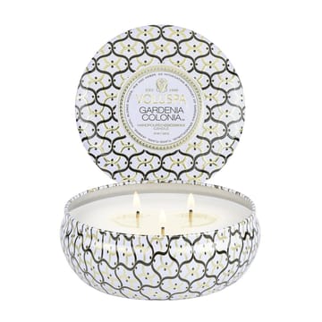 Maison Blanc 3-wick Tin świeca zapachowa 40 godz. - Gardenia Colonia - Voluspa