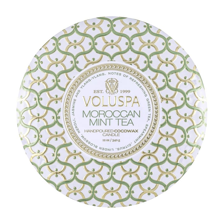 Maison Blanc 3-wick Tin świeca zapachowa 40 godz., Moroccan Mint Tea Voluspa