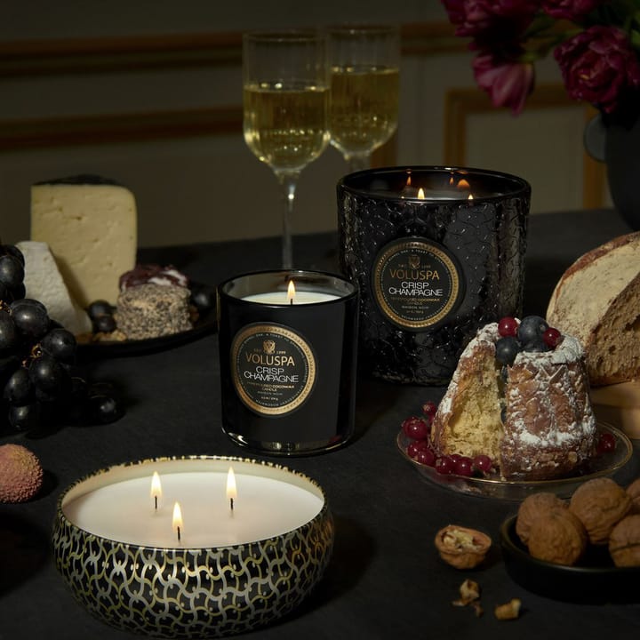 Maison Noir 3-wick Tin świeca zapachowa 40 godz., Crisp Champagne Voluspa