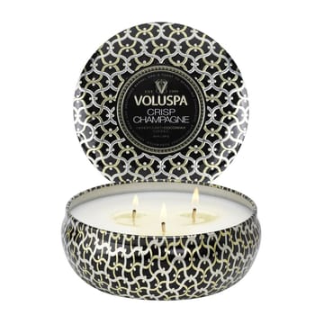 Maison Noir 3-wick Tin świeca zapachowa 40 godz. - Crisp Champagne - Voluspa