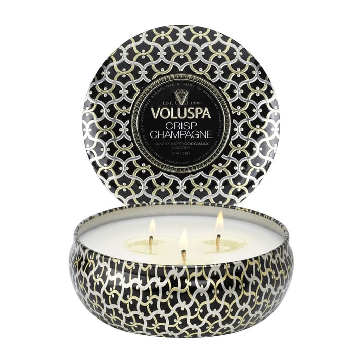 Maison Noir 3-wick Tin świeca zapachowa 40 godz., Crisp Champagne Voluspa