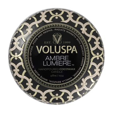 Maison Noir Mini Tin świeca zapachowa 25 godz. - Ambre Lumiere - Voluspa