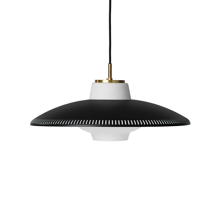 Opal Shade lampa wisząca, black noir, opal piaskowany Warm Nordic