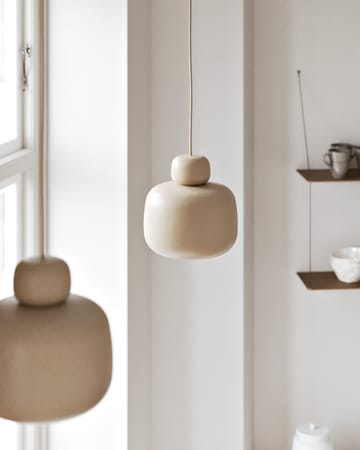 Lampa sufitowa Stone large - Beige - Woud